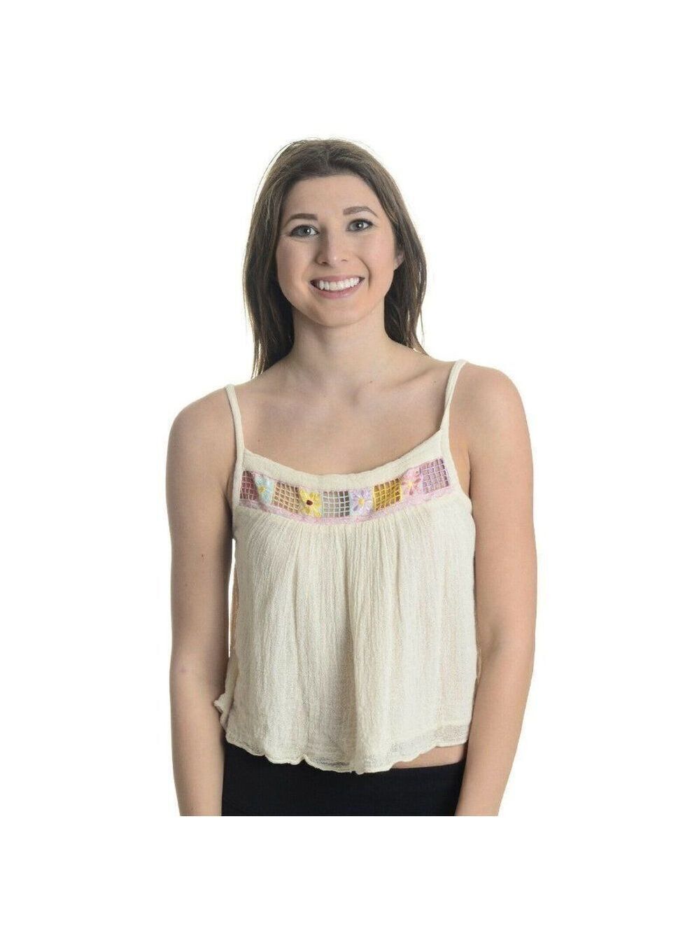 Jen's Pirate Booty Cotton Floral Prudence Top M